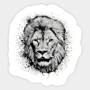 Lion Animal Wildlife Jungle Nature Adventure Hunt Graphic Sticker